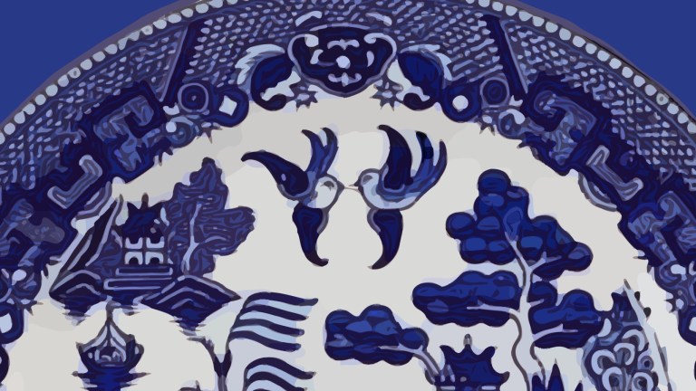 Blue Willow Plate